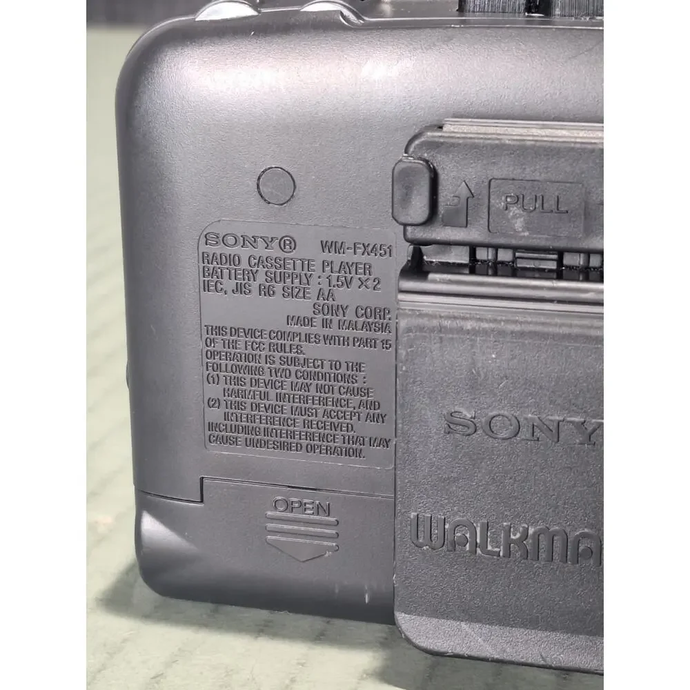 Sony Walkman WM-FX451 FM/AM Auto Reverse Cassette Player Serviced Tested 1998